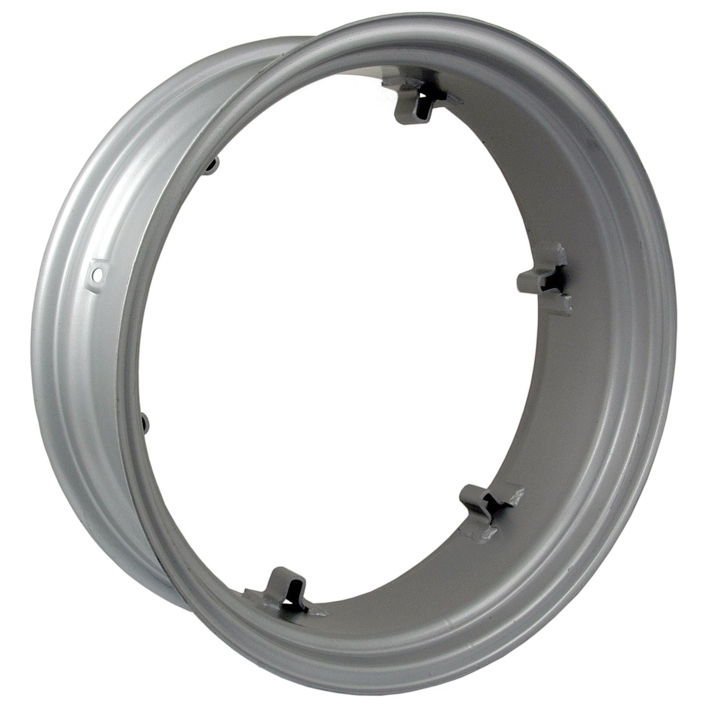 A shiny, circular Wheel Rim (9 x 28'' - S.42169) with five evenly spaced Sparex lugs.