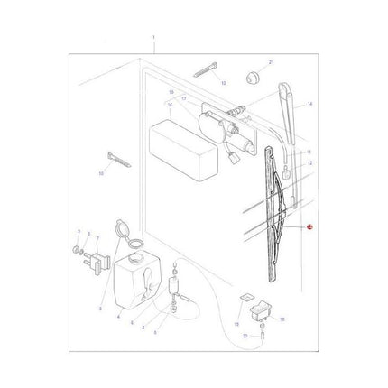 Wiper Blade - 3406992M91 - Massey Tractor Parts