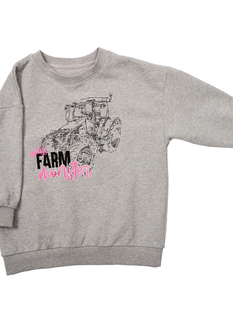 Massey Ferguson - Sweat Shirt Miss Farm Monster For Girls - X993602310 - Massey Tractor Parts