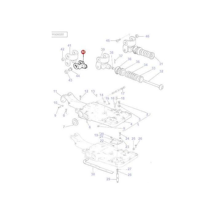 Yoke - 180972M2 - Massey Tractor Parts