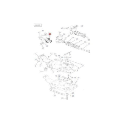 Massey Ferguson Yoke - 180972M2 | OEM | Massey Ferguson parts | Linkage-Massey Ferguson-Draft Control Components,Farming Parts,Hydraulics,Tractor Hydraulic,Tractor Parts