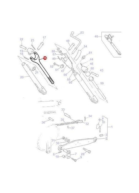 Yoke - 1863888M91 - Massey Tractor Parts