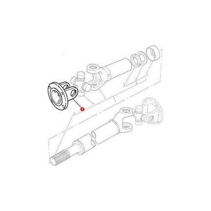 Yoke - 3475908M1 - Massey Tractor Parts