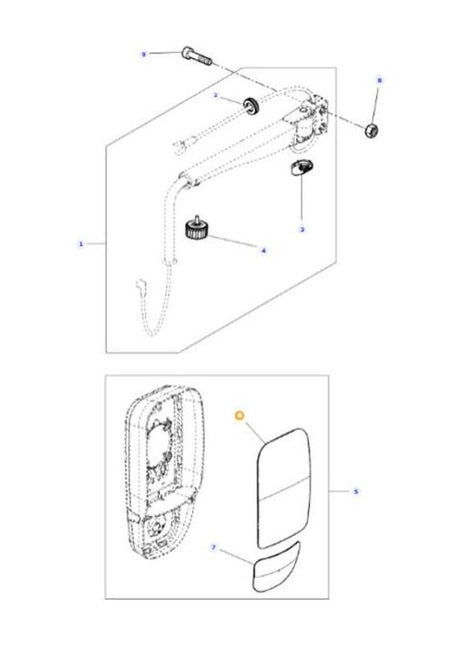 Massey Ferguson - Rear View Mirror Glass - ACP0304610 - Farming Parts