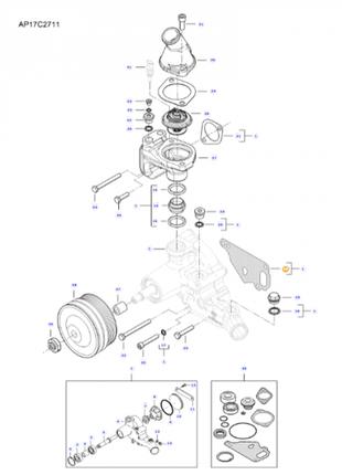 Massey Ferguson - Gasket - ACW352651A - Farming Parts