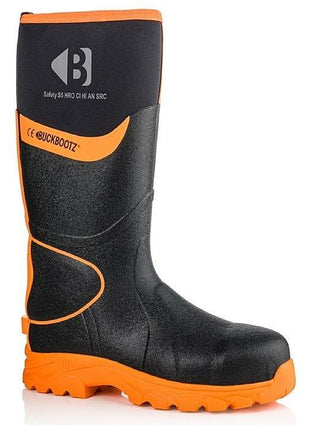 *SPECIAL PRICE* - Buckler - Buckler Hi Viz Safety Wellies - Black - BBZ8000BK/OR