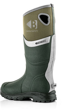 Buckbootz WALKERZGR Buckbootz Non-Safety Wellington, Green - WALKERZGR