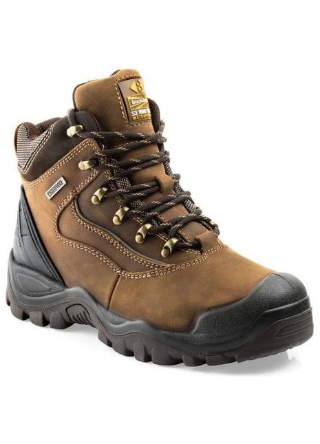 Buckler - Buckshot Brown Safety Lace Boot - Bsh002Br - Farming Parts