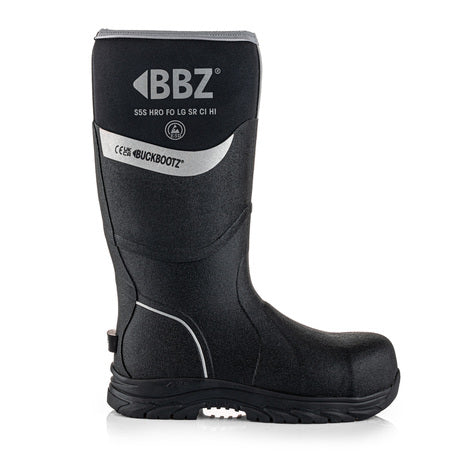 Buckbootz Safety Wellington Non-Metallic Insulated Boot | BBZ6000BKNM