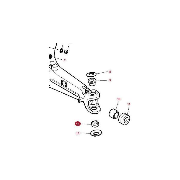 Massey Ferguson - Massey Ferguson - Thrust Bearing, Front Axle - 3785465M1 -  VA045161 - Farming Parts