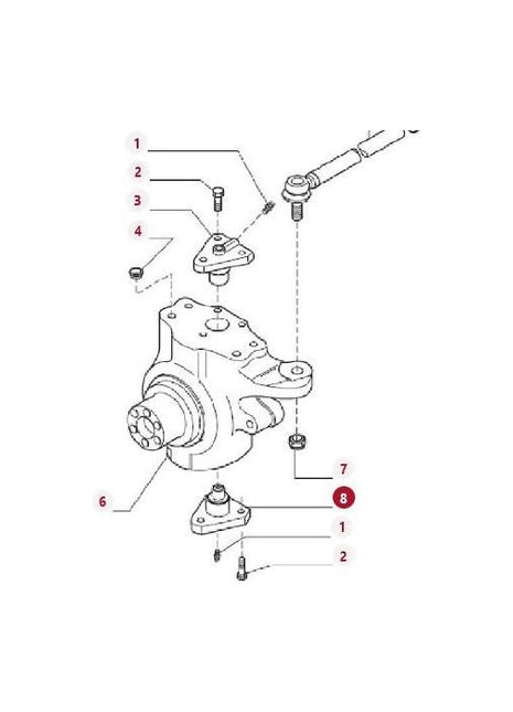 Massey Ferguson - Massey Ferguson - Pin - 3785490M1 - V34051800 - Farming Parts