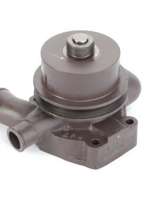 No current product description is available for the AGCO Water Pump - Acp0411880, a brown mechanical part with cylindrical components and pipe connectors, shown on a white background.