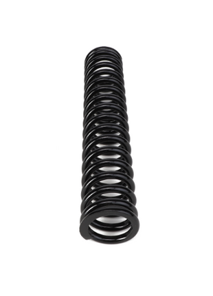 A black AGCO metal coil spring (model EP1559) is displayed vertically against a white background.