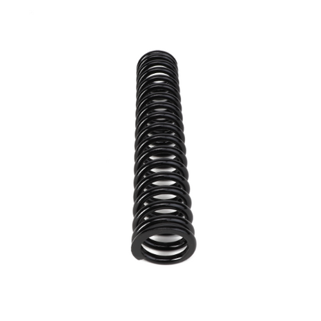 A black AGCO metal coil spring (model EP1559) is displayed vertically against a white background.