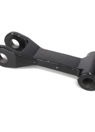 The AGCO | LINK - AL5221361 mechanical part from AGCO is a steel component with three precision-drilled holes at different ends, designed for versatile use in both automotive and industrial applications.