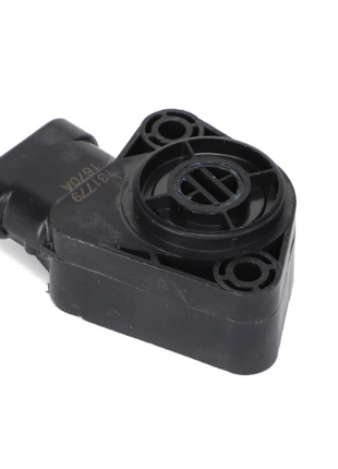 The AGCO SENSOR - AG725576, a black plastic automotive part from the renowned brand AGCO, features a circular opening and an electrical connector port. No additional product description information is available at this time.