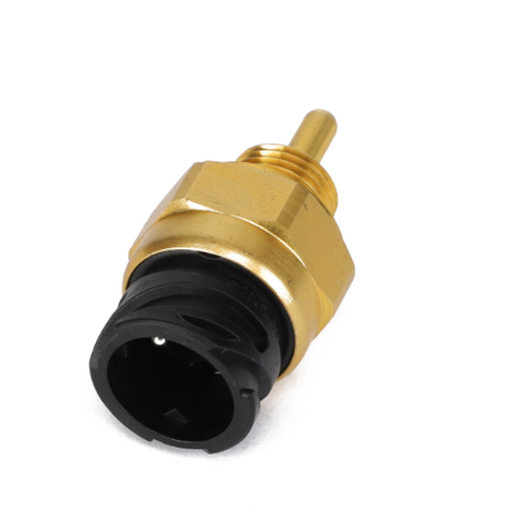 Here's your rewritten sentence using the given product data:

The AGCO Temperature Sensor - F530200220660 features a brass sensor with a black plastic base and threaded fitting, designed for both mechanical and electronic systems. Currently, no additional product description is available for this versatile component from AGCO.