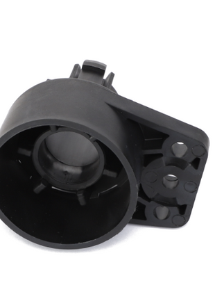 AGCO HOUSING - AG332175 is a black plastic mounting bracket that features a cylindrical opening and multiple attachment points. No additional product description information is available at this time.