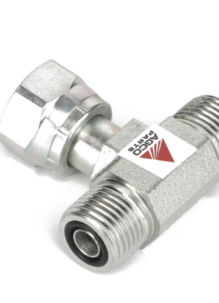A metal T-shaped pipe connector with threaded ends and a central fitting labeled "AGCO | T-Piece - Acw1971590" by AGCO. Product description unavailable.