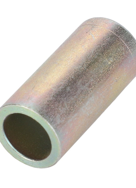 A cylindrical metal bushing with a hollow center, likely used as a spacer or liner in mechanical assemblies. Product: AGCO | Pipe - F198500030620 by AGCO. No current product description available.