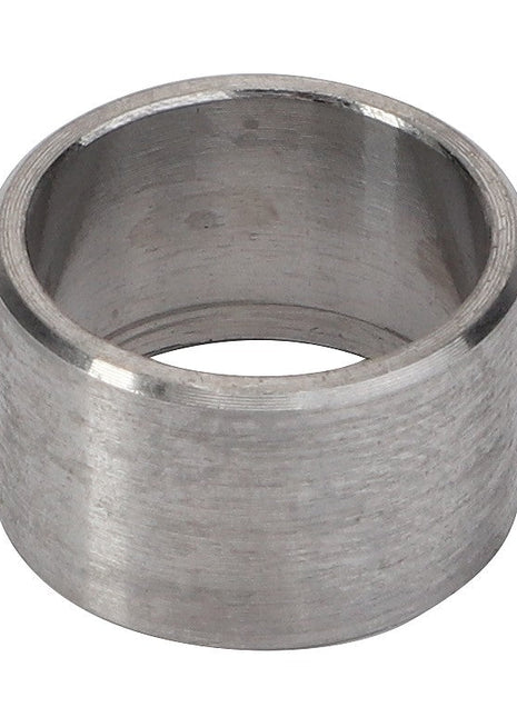 Introducing the AGCO | Guide Sleeve - V836214478: A metal cylindrical ring featuring a smooth surface and a matte finish. Perfect for your machinery needs, brought to you by AGCO.