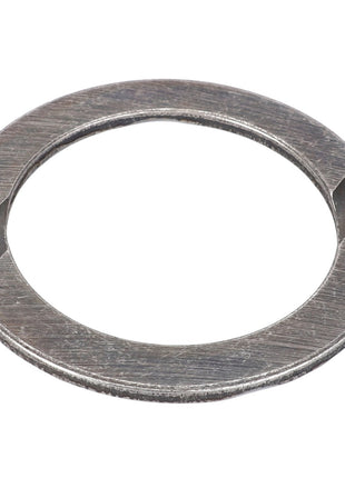The AGCO Disc - 816300020600 is a flat, circular metal washer with a cutout on one edge for easy installation.