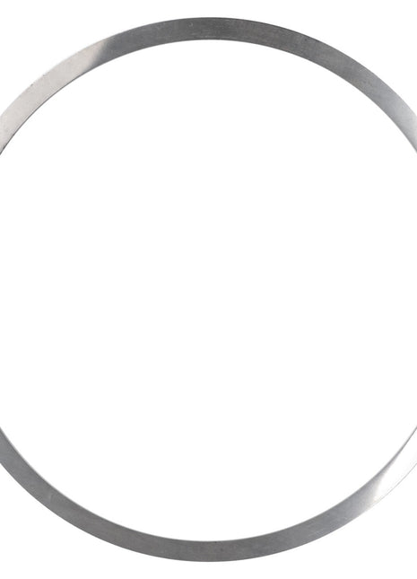 The AGCO Spacer Shim - 816300020100, featuring a sleek metal circular design, sits against a white background.