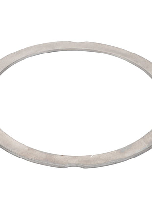 The AGCO Compensating Ring (F148200210170) is a circular metal washer with a notch on one side, designed to ensure secure placement. No additional product description is currently available for this item.