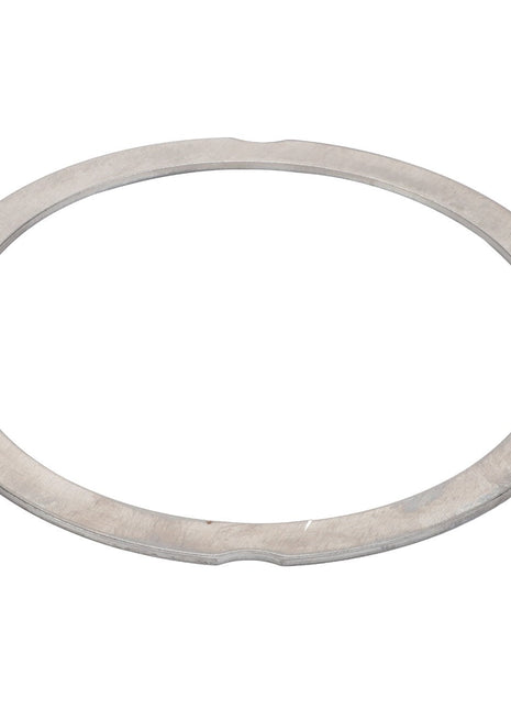 The AGCO Compensating Ring (F148200210170) is a circular metal washer with a notch on one side, designed to ensure secure placement. No additional product description is currently available for this item.