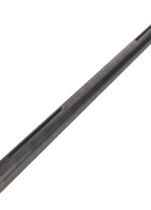 A cylindrical metal rod with long grooves along its side, identified as the AGCO | SHAFT - AG333751 from the brand AGCO, is placed against a white background.