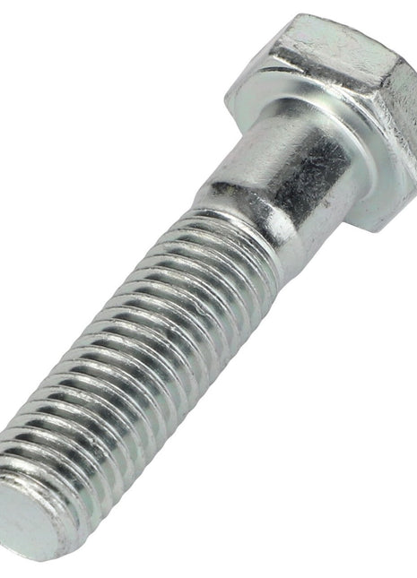 The AGCO Hexagonal Head Bolt (Fel116530) is a metallic hex bolt with a partially threaded shaft, designed for fastening materials. No current product description available.