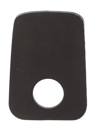 The AGCO | GASKET - AG718348 is a black, rectangular object with rounded corners and a circular hole near the bottom center. No current product description information is available for further details.