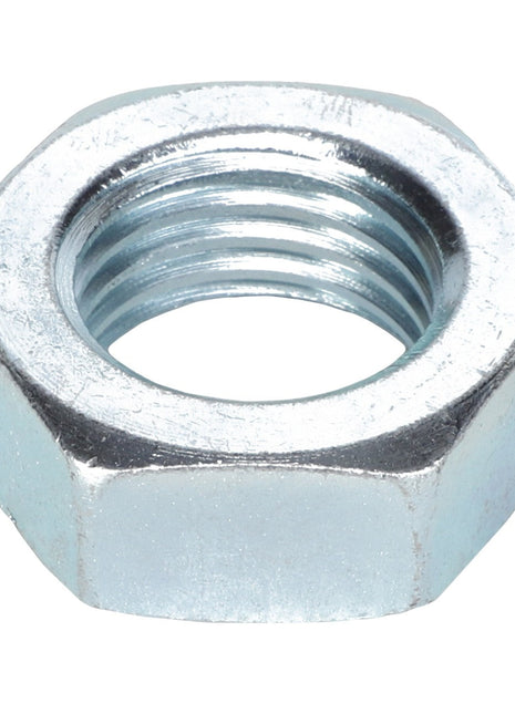 The AGCO | NUT - EP2055 is a robust metallic hexagonal nut featuring precise internal threading.