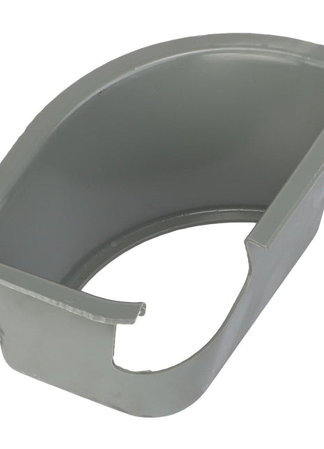 The AGCO Plastic Plug - AL10388645 is a gray corner guard made of durable plastic. It features a rounded interior and has a small cutout on one side. Note that there is no additional product description information available at this time.