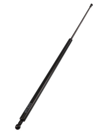 A "Gas Spring - Acx2765430" by AGCO is depicted against a white background, showcasing a black gas strut with an extended shaft and no accompanying product description.