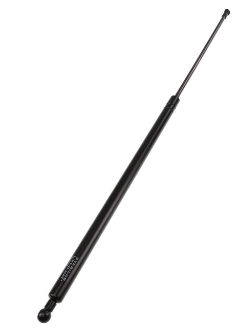 A "Gas Spring - Acx2765430" by AGCO is depicted against a white background, showcasing a black gas strut with an extended shaft and no accompanying product description.