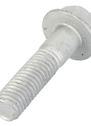A close-up view of the AGCO Hex Flange Head Machine Screw - Acw1040810, featuring a metallic hexagonal head and a threaded body.
