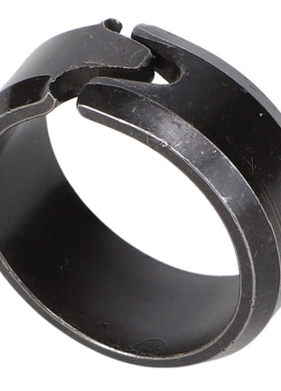 Currently, there is no available product description for the AGCO | BUSH - EP6732, a black metal ring with a gap, featuring an adjustable design and a smooth finish from the brand AGCO.