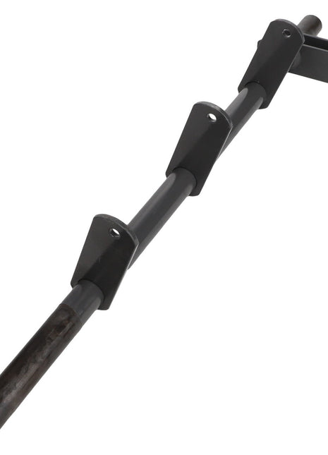 The AGCO | Twine Finger Shaft - Acx2478260 is a metal auger designed for digging holes. It features a long shaft with three helical blades and a mounting bracket at the top. Detailed product description information about its additional features is currently unavailable.