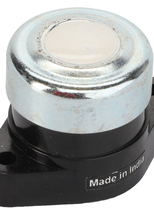 A small, cylindrical metallic sensor with a silver top and a black base, labeled "Made in India," is identified as AGCO | SWITCH - D45050045 by the brand AGCO. No current product description information is available.