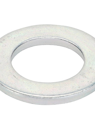 A close-up image of the AGCO Washer - Fel115989, a metallic flat washer with a circular shape and a central hole. No current product description available.