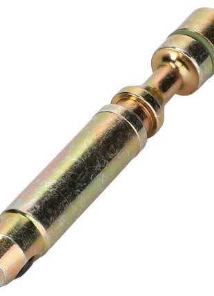 The AGCO Spray Nozzle - F100002239591 is a metal automotive check valve with a cylindrical shape and ridged sections, designed for fluid control systems. No current product description available.