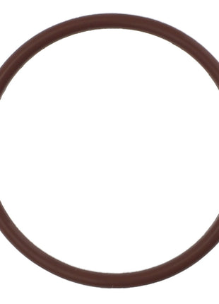 A circular, brown rubber gasket with a smooth surface, depicted against a clean white background. Featured product: AGCO | Gasket - Ag000325 by AGCO.