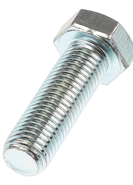 Close-up view of an AGCO HEX CAP SCREW - AL5002154, featuring a silver threaded shaft and six-sided head, displayed against a white background. No current product description information is available.