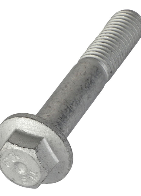 A close-up image of the AGCO Hexagon Flange Bolt (3009228X1) with threading along half its length. The bolt head shows some engraved markings. No Current Product Description Available.