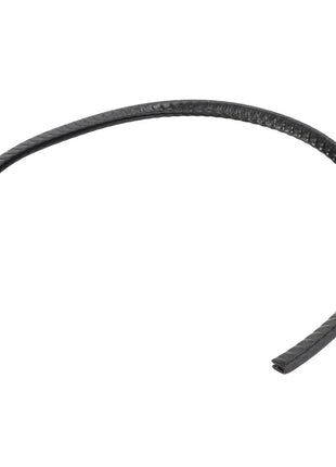 A sleek, single, curved black headband made of textured plastic is positioned on a white background. No current product description information is available for the AGCO | Seal - Acw1608250 by AGCO.