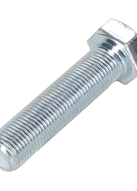A silver hex bolt with a threaded shaft and a hexagonal head, the AGCO | SCREW - AL5050171 by AGCO is perfect for bolstering your product descriptions and enhancing your SEO efforts.