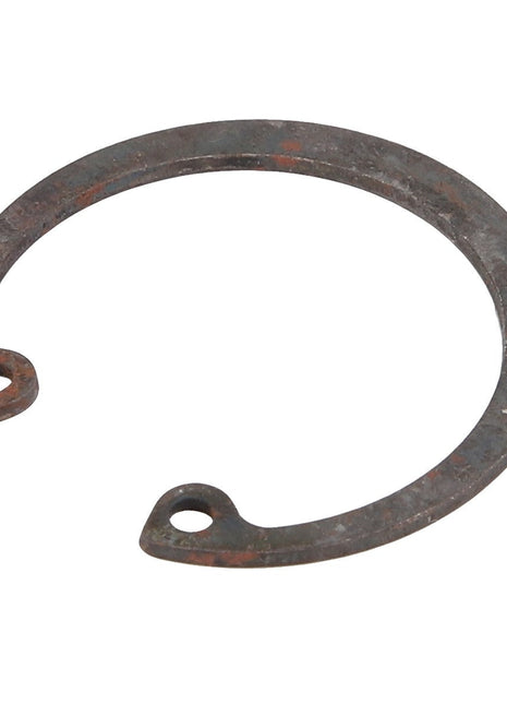 A slightly rusted AGCO circlip (model ACY9300090) with two small holes near the ends. No current product description information is available.