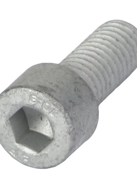 A close-up image of an AGCO Socket Head Setscrew - Acw1047330, showcasing its partially threaded shaft.