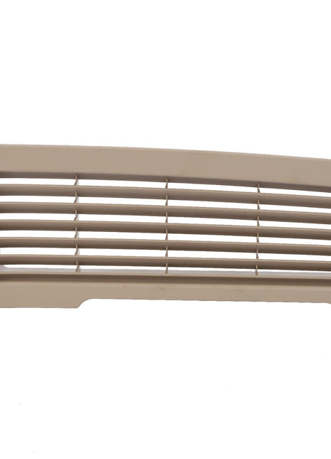 The AGCO | Carrier - Acw1731160, a beige plastic vent cover from the renowned brand AGCO, features horizontal slats that are perfect for maintaining airflow while blending seamlessly into your decor. Trust in our current product description information to ensure it meets all of your needs efficiently.